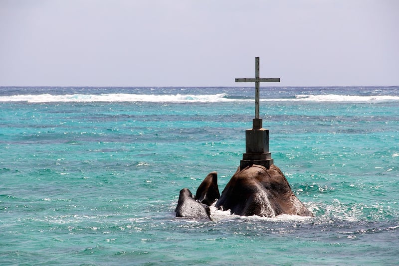 Tropical beach in Seychelles